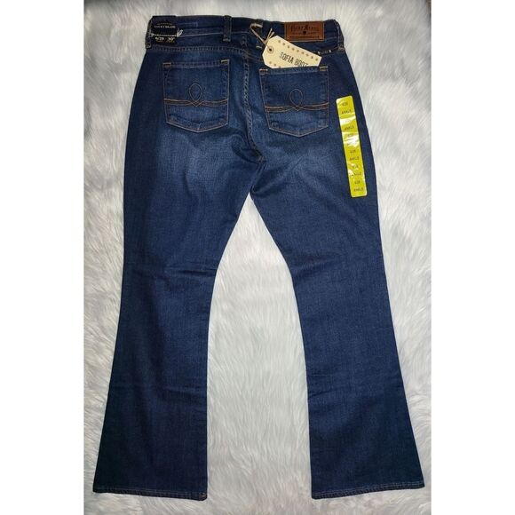 NWT|Lucky Brand Sofia Blue Denim Boot Jeans, 6/28 - Picture 2 of 8
